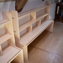 Duo de bibliothèques basses