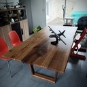 La 3ème plus belle table du monde. Live edge, river table, 99,8% bois