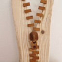 Fermeture éclair en bois