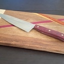 Planche à découper et son couteau