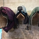 Porte selles en douglass