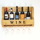 Un présentoir à vin