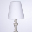 Pied de lampe en bois tourné détourné