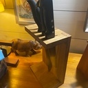 Porte couteaux bois cadeau