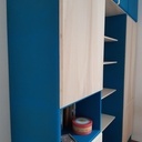 Dressing CP peuplier et MDF teinté