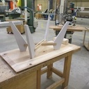 Table basse "Jean Prouvé" revisitée