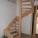 Escalier Frene naturel