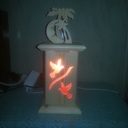 Lampe à façade intercheangeable