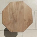 Piédestal en chêne collé