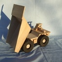 Camion minier volumineux.