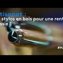 Des stylos en bois pour une rentrée réussie