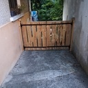 Portail palette pour toutou vagabonde