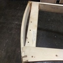 Bureau érable cintré