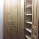 Un dressing sans panneaux et  baucoup de copeaux