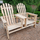Canapé et chaise adirondack en bois de palette
