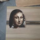 Marqueterie - Mona Lisa - 35cm x 35cm