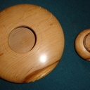 Vase plat avec petite ouverture