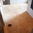 Tomettes en bois de bout de mélèze