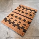 Planche à découper en bois de bout