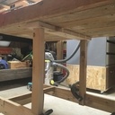 Création d'un carré potager suspendu