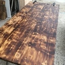 Porte 3 plis brulée