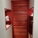 Agencement encastré et porte