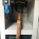 Une autre déclinaison de l'atelier système de Timothy WILMOTS: la défonceuse sous table