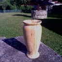 Vase en hêtre échauffé