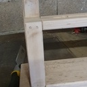 Support ciseaux a bois / tournevis