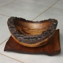 bol en camphre forme naturelle avec ecorce