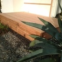 Terrasse de vacances de Noël