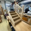 Maquette escalier droit