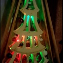 Sapin de Noël rotatif