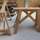 Une paire de tréteaux Cadet