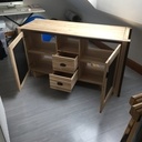 Meuble double vasque industriel