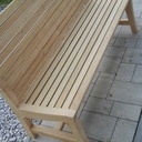 Banc exterieur en robinier