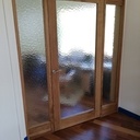 Seconde porte, cette fois avec impostes vitrées