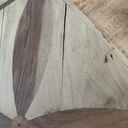 Fabrication de 4 petites tables à partir de carrés de parquet