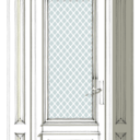 Elévation géométrale de porte d'entrée avec le logiciel Sketchup