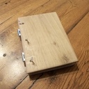 Album "livre" en chêne