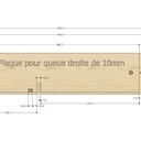 Traîneau universel pour queues droites