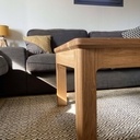 Table basse en chêne massif