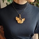 Pendentif feuilles de gingko