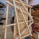 Garde-corps de trémie et escalier