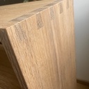 Etagère de cuisine à queues d'arondes en onglet (à la main)