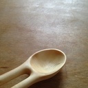 2 Cuillères en marronier