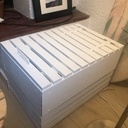 Coffre aéré avec bois de récupération