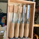 Range ciseaux à bois, option french cleat.