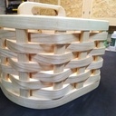 Panier en frêne et sapin