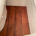 Parquet bateau en sapelli